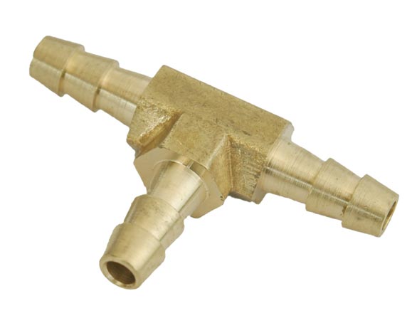 Brass Hose Barb Tee