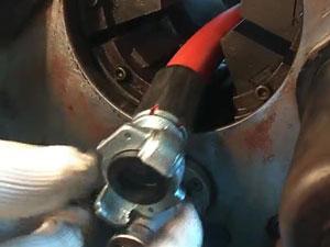 Assembling/crimping for rubber air hose