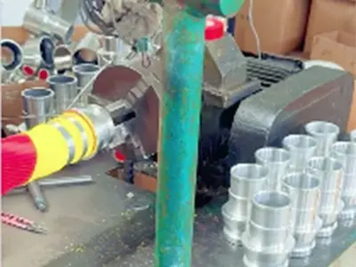 Assemble BS336 coupling for NITRILE LAYFLAT HOSE